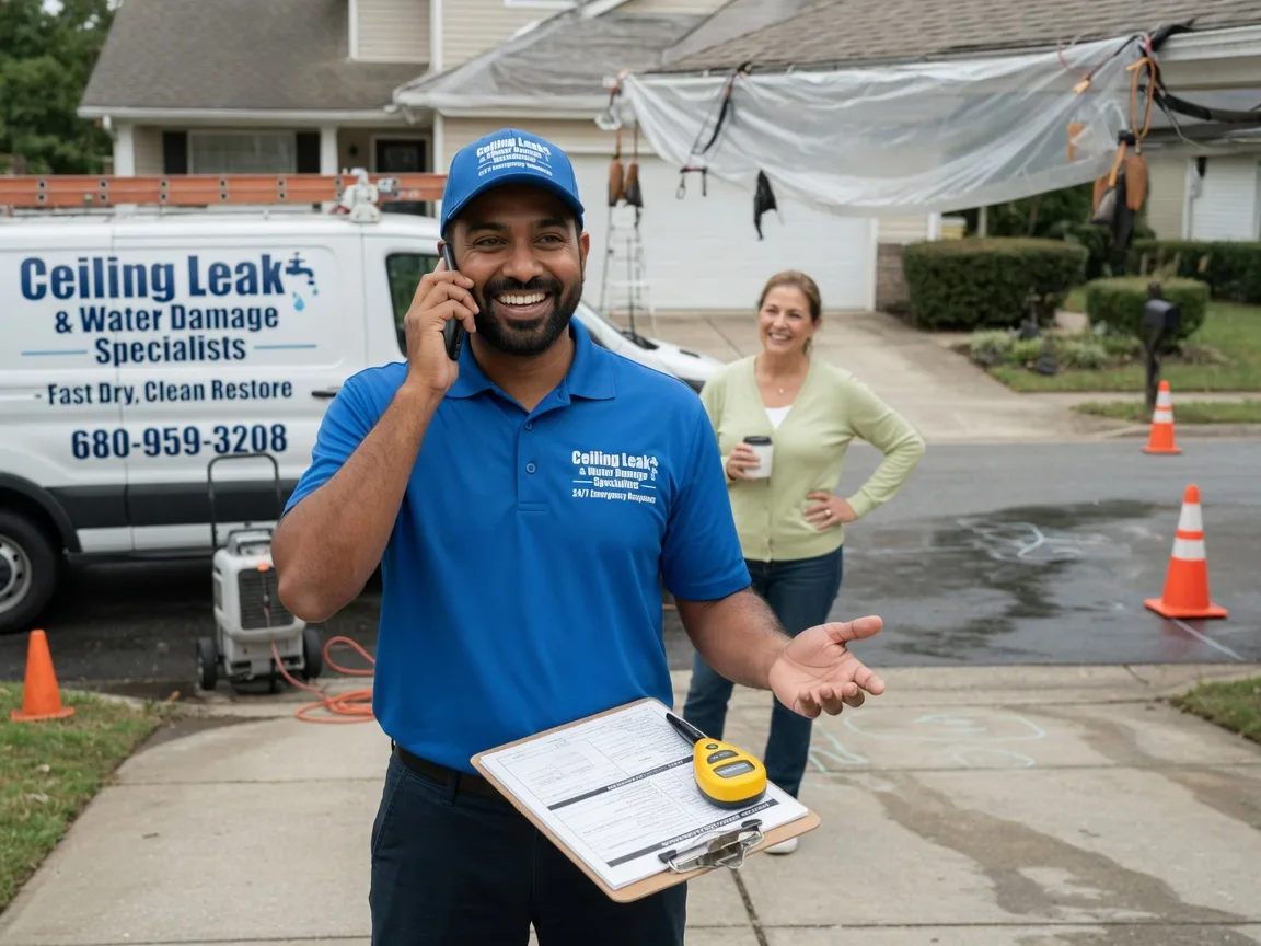 Ceiling Leak Cleanup Clarks Hill, IN FAQs